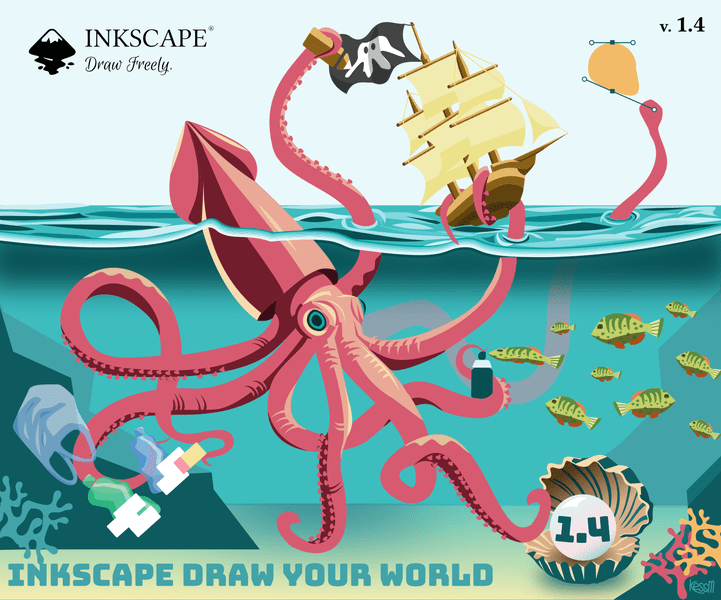 Inkscape: La alternativa gratuita que está revolucionando el diseño vectorial